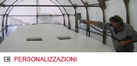 Personalizzazioni imbarcazioni, verniciatura, customizzazione interne, scafi Rapallo Santa Margherita Ligure Chiavari Lavagna Portofino
